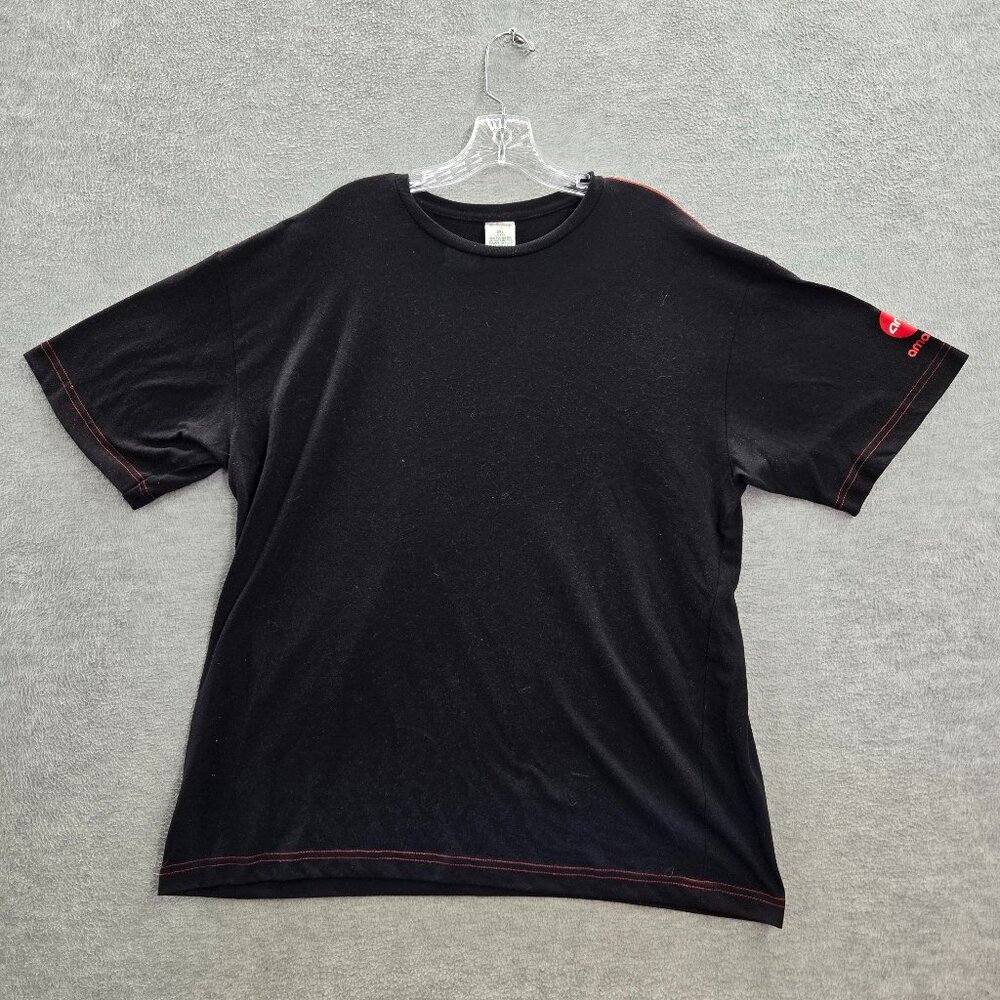 AMC Men Shirt 2XL Black Logo Theatres Movie‎ Graphic Short Sleeve Crew Neck Tee